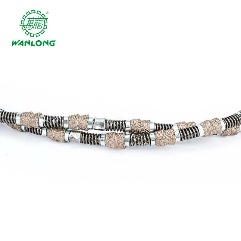 发泡陶瓷异型切割绳锯 发泡陶瓷耐火砖钎焊线锯石材金刚石串珠