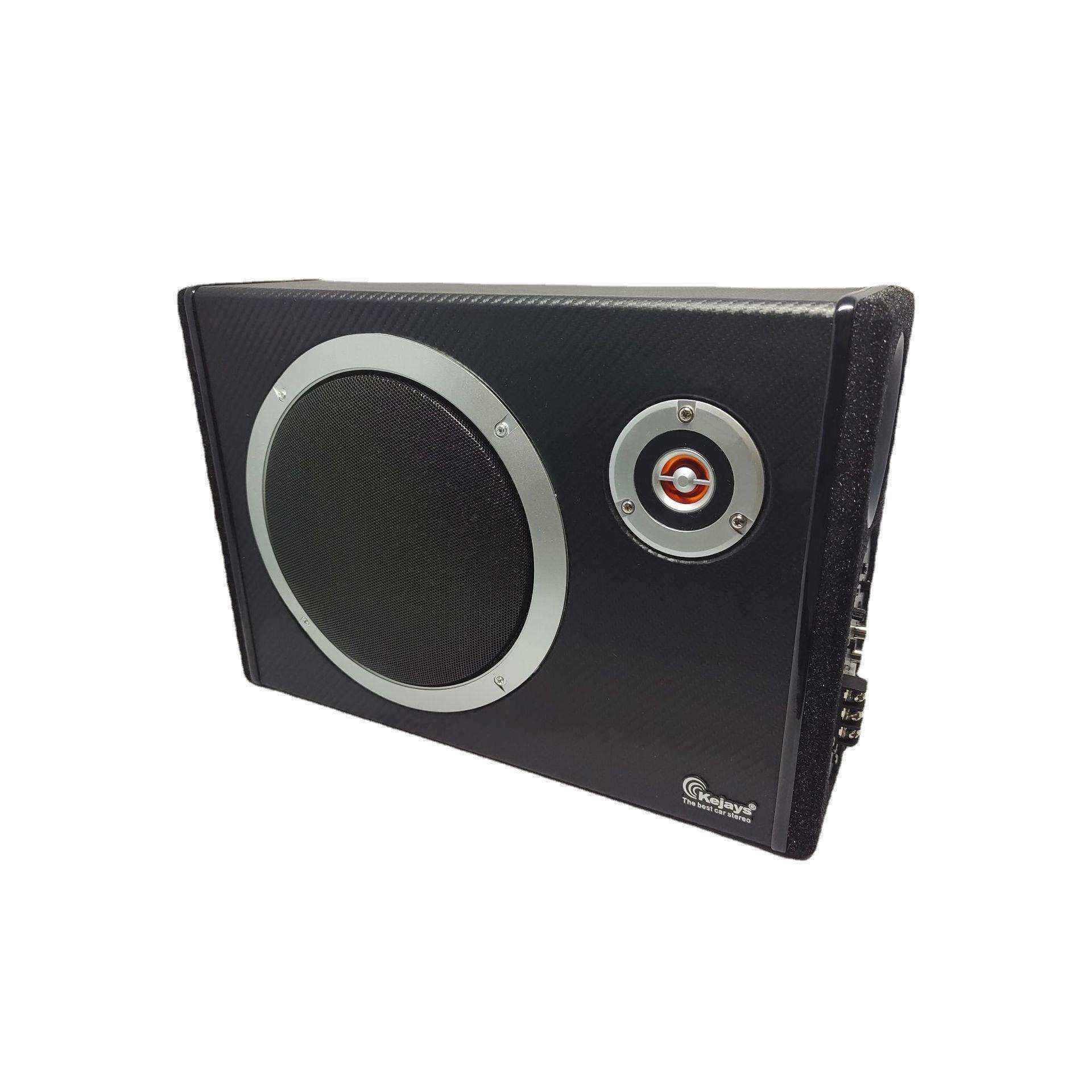 8寸方柜薄款汽车低音车载音响炮12V/24V大功率对管汽车超薄低音炮