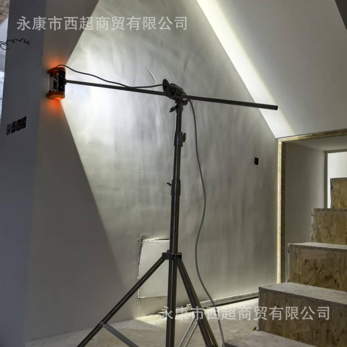 自吸无刷长杆墙面打磨机专用锂电灯砂纸机打腻子磨墙墙壁砂皮机