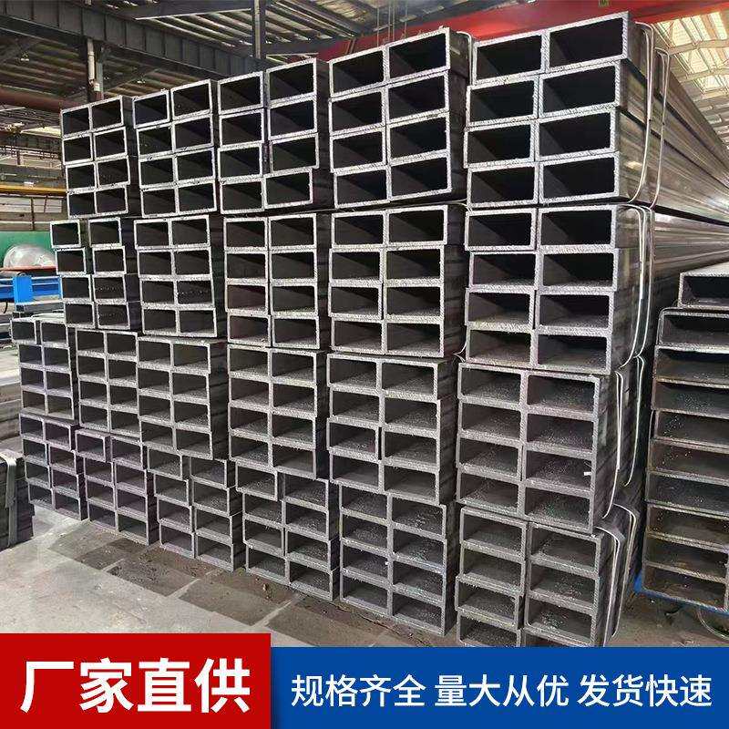 正大管材黑方方管矩方管形冷弯空心型钢梁地桩护栏船舶用方矩管