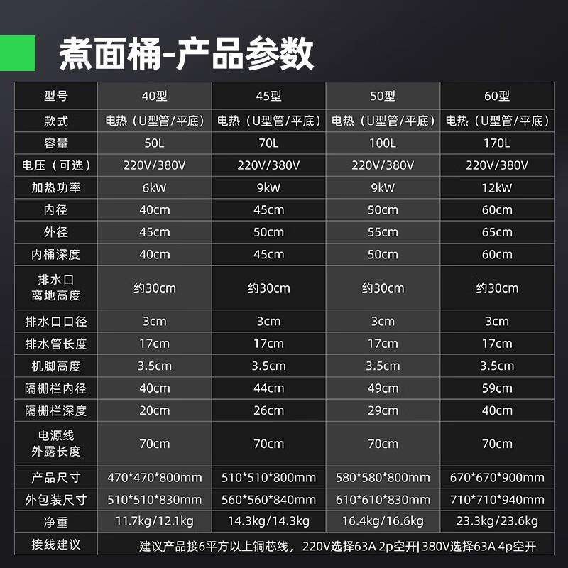 猛世煮面炉商用麻辣烫炉电热保温煲粥锅煮面锅汤面炉煮面桶