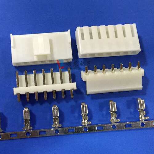 连接器VH-7P胶壳VH3.96-7Y间距3.96mm3.96-7P插头  1000只