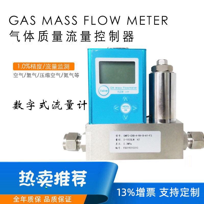 热式气体流量计 气体质量控制器 硅烷流量计 安装方便