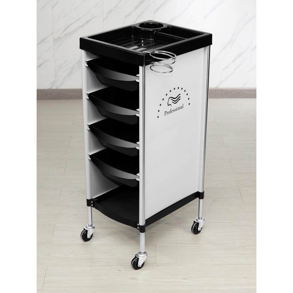 染发美发小推车发廊理发店工具车美发店烫染杠车复古塑料推车