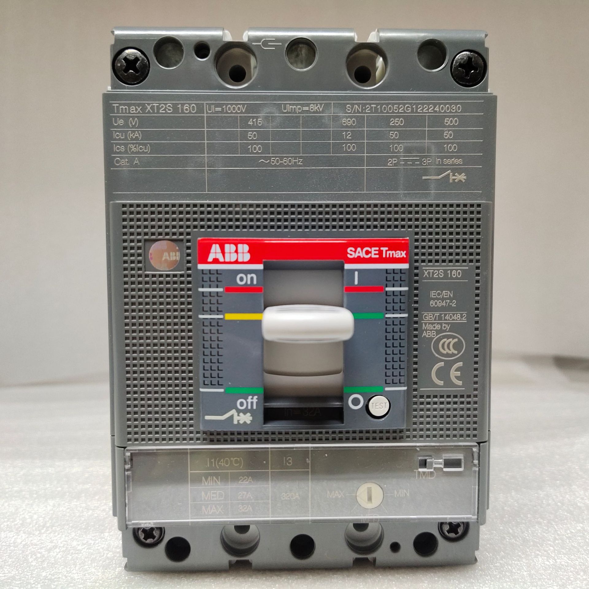 ABB原装分励脱扣器24-30VAC/dc