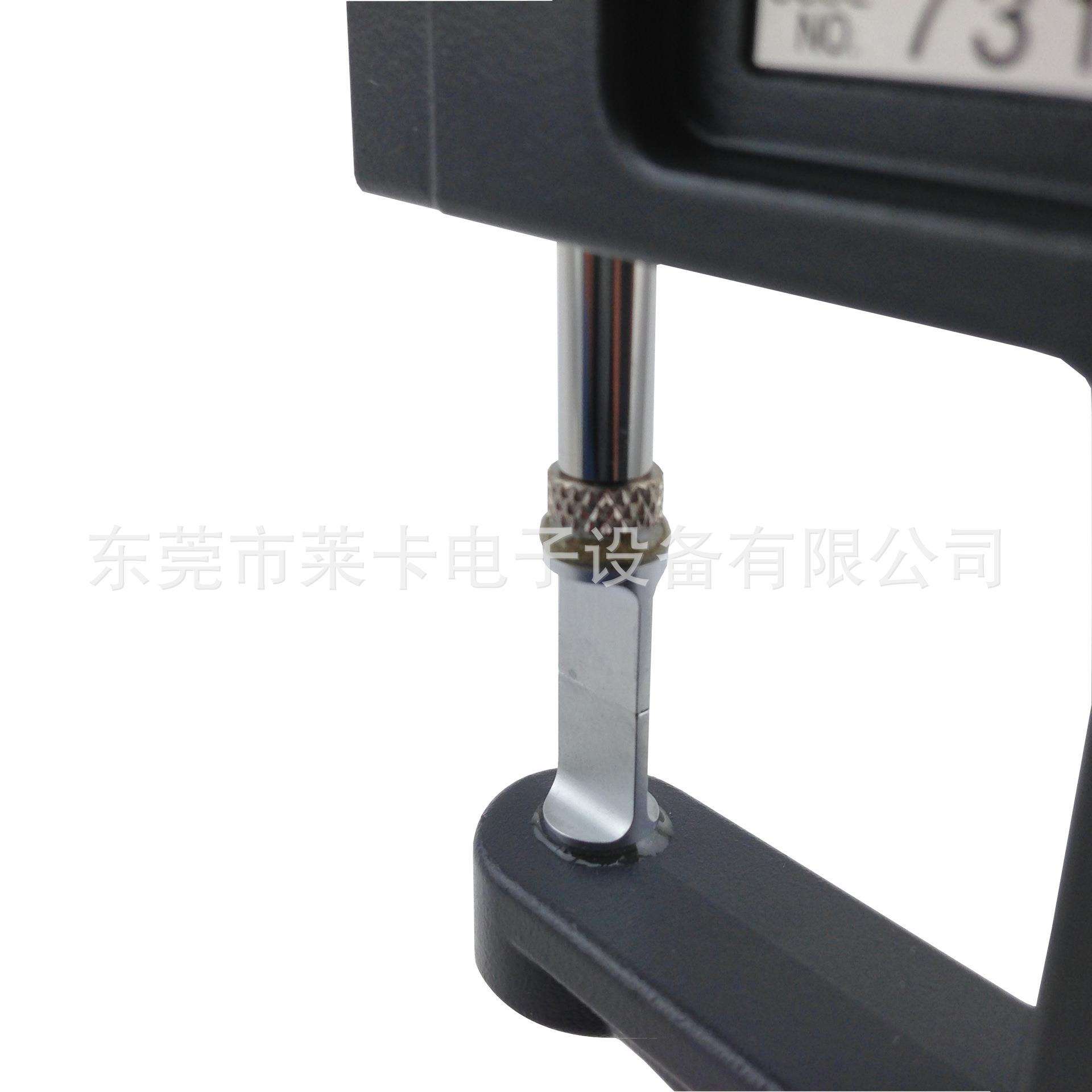 三丰厚度表7315A 0-10mm厚度计 平头测厚规测凹槽厚度仪0.01MM