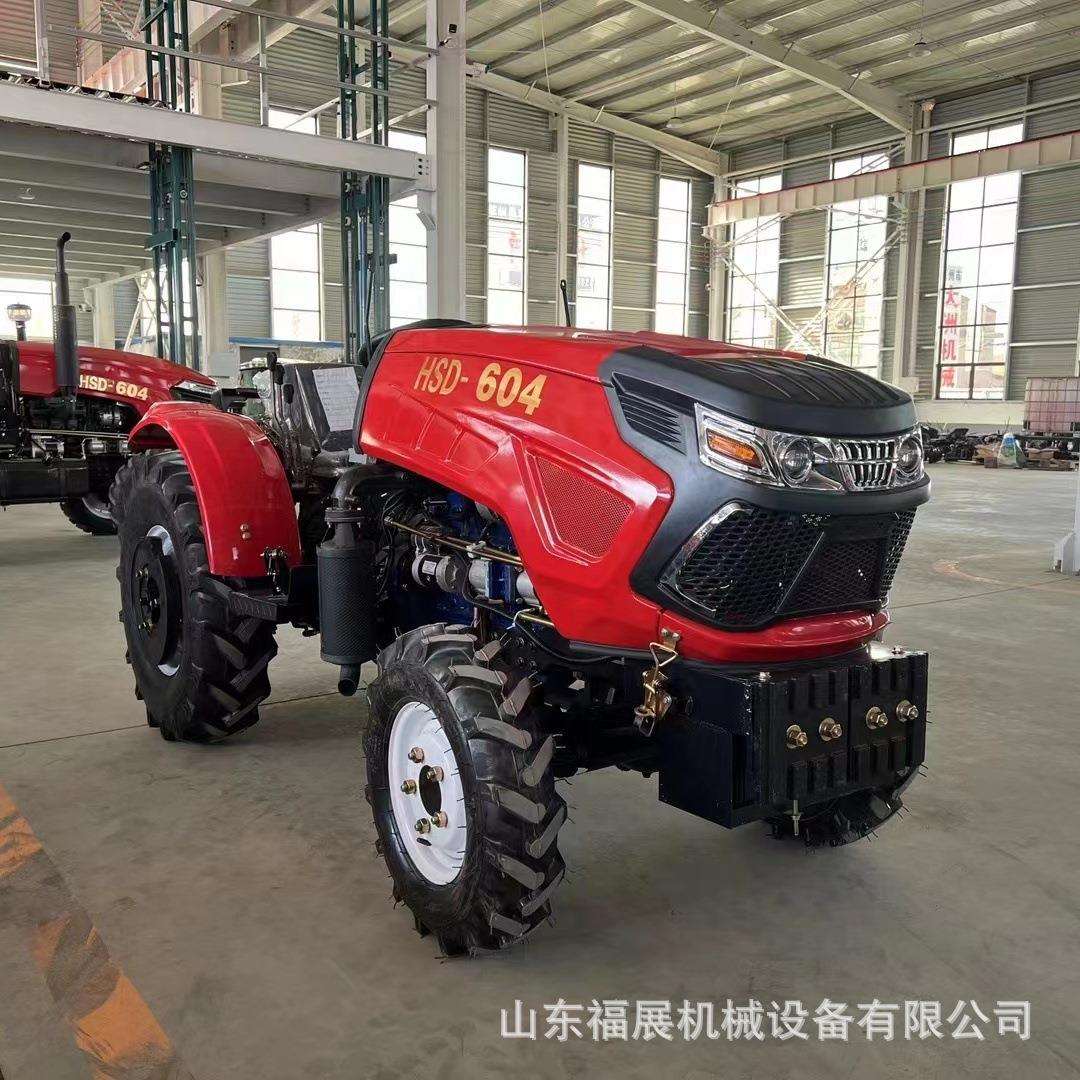 四轮拖拉机带旋耕机 农用四轮双驱拖拉机 多规格大棚王迷你拖拉机