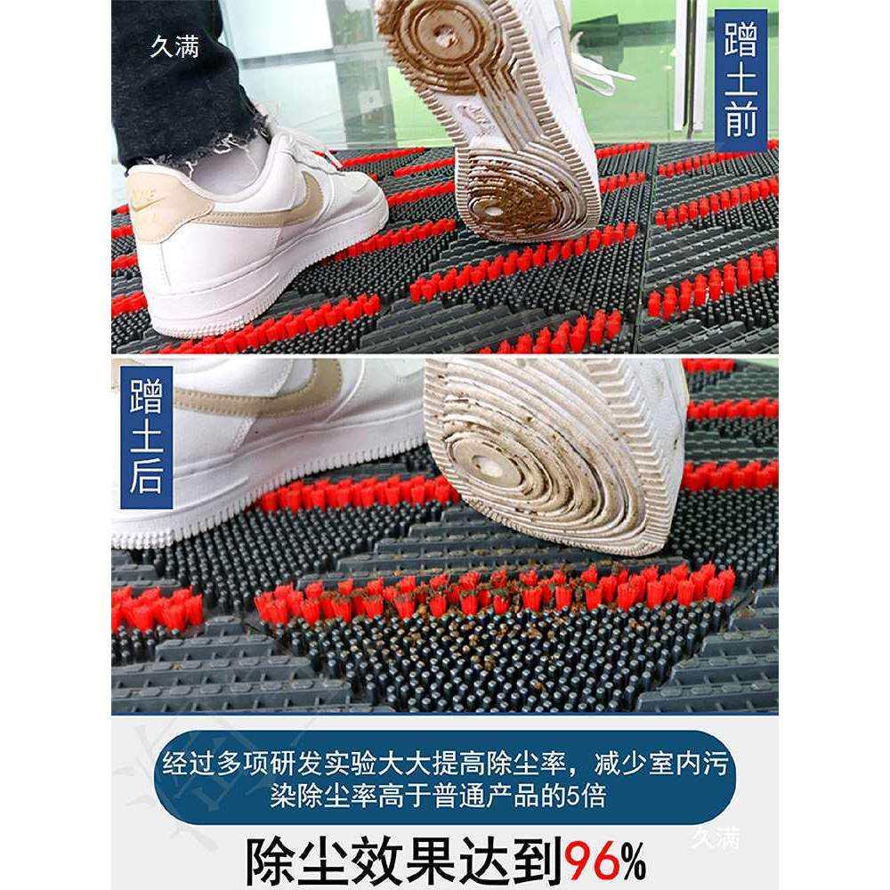 室外防滑蹭土进门地垫入户门前门口脚垫塑料门垫户外商用地毯