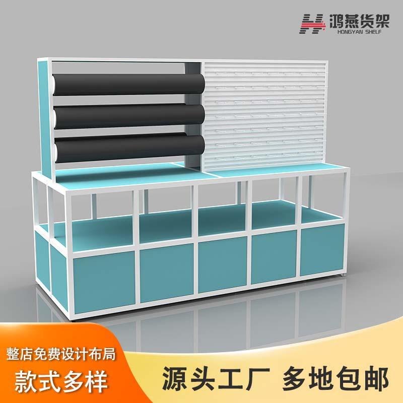 名创款优品货架精品饰品流水台展示台中岛柜台百货店头箍挂耳环架