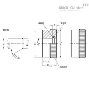 供应elesa+Ganter 伊莉莎冈特 刻度环GN 164 刻度环 钢制 本色