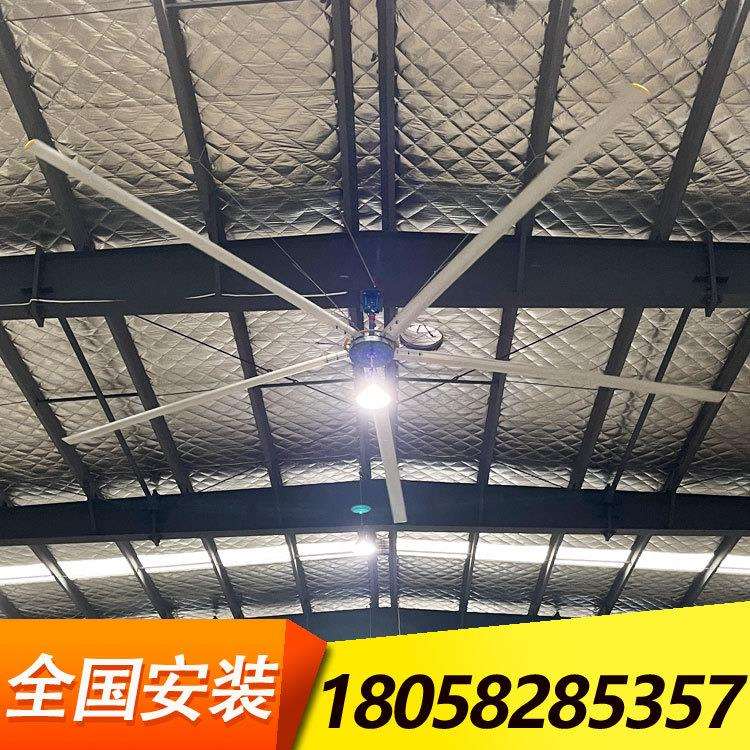 永磁工业风扇车间大型静音吊扇体育馆养殖场商用降温电扇大功率