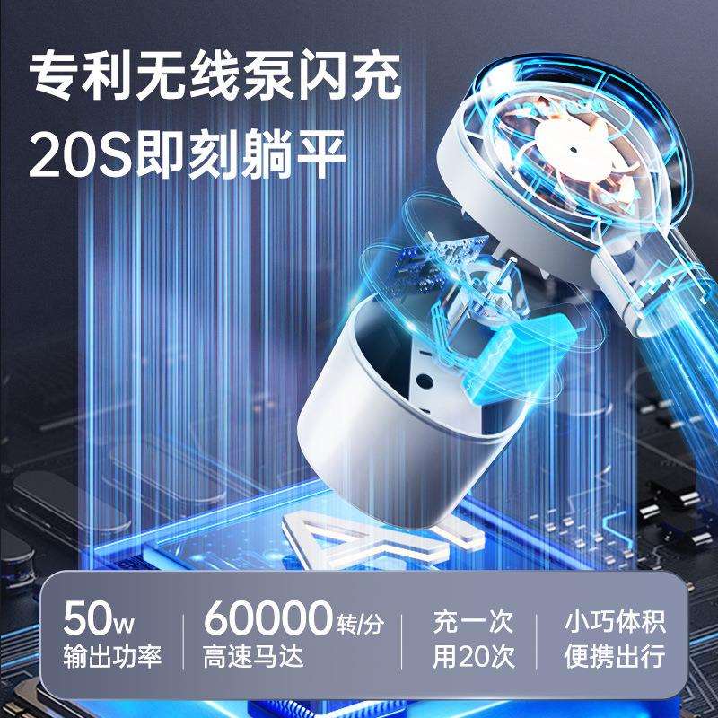 自充气床垫单人折叠气垫床加大睡垫打地铺防潮家用折叠加厚便携床