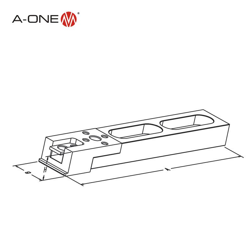 A-ONE线切割机床治具方型夹紧扣件 机床工件装夹线切割工装夹具