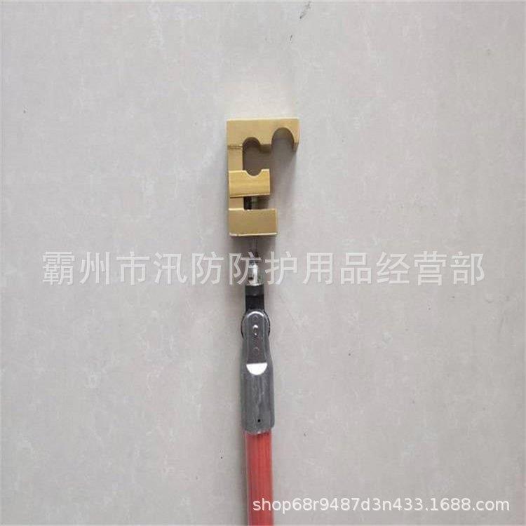 ZF010507绝缘平头锁杆10KV玻璃钢引线夹杆防潮树脂绝缘导线固定杆