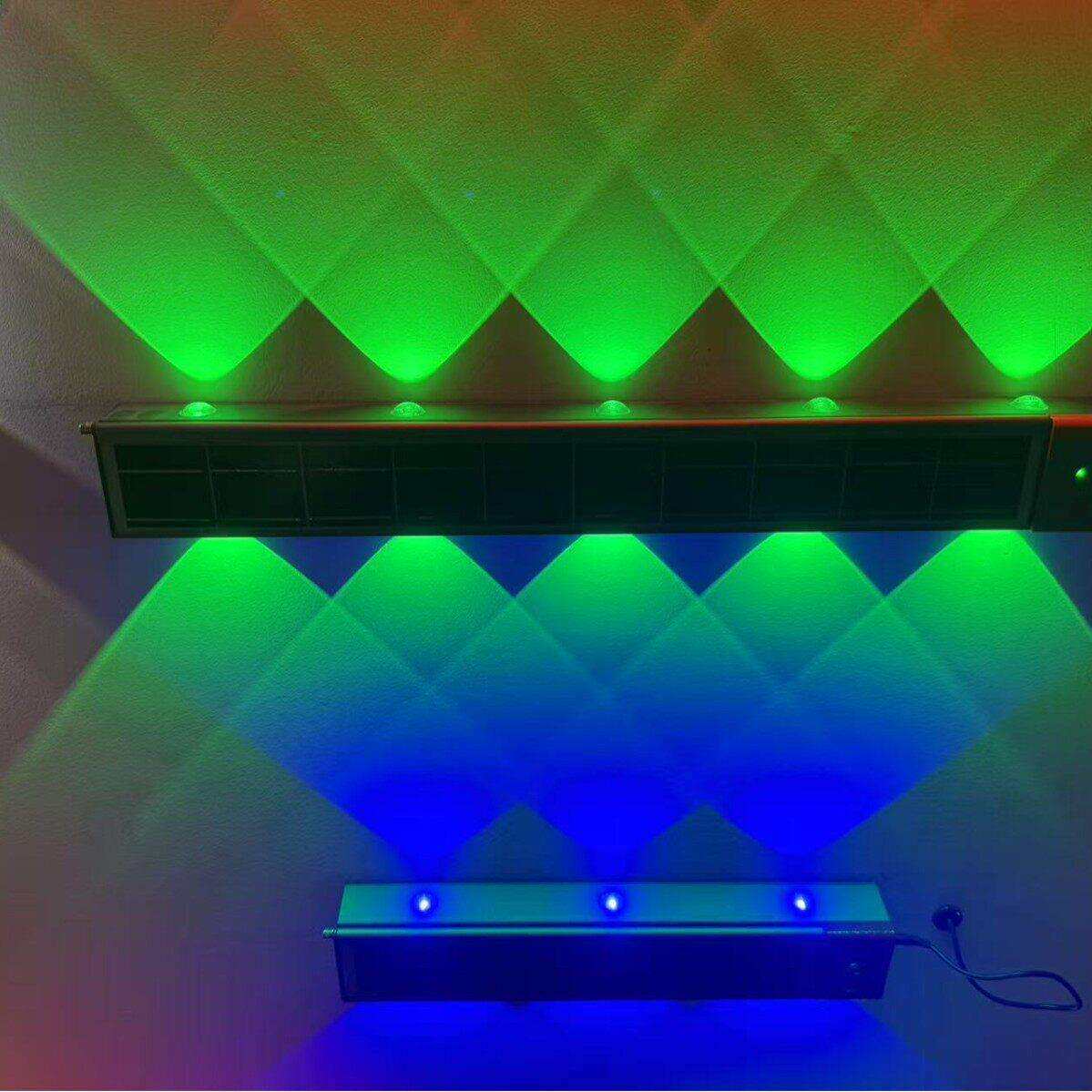 新款跨境装饰太阳能洗墙灯户外防水led射灯酒店民宿太阳能洗墙灯