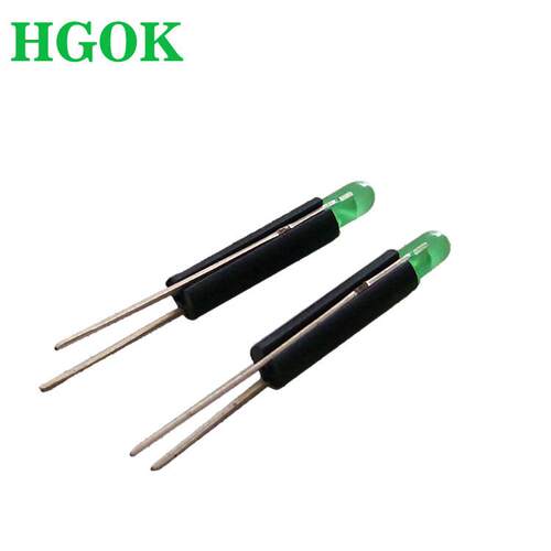 HGOK耐温LED双坑圆孔尼龙LED5D×2~23mmLED间隔柱 支撑柱