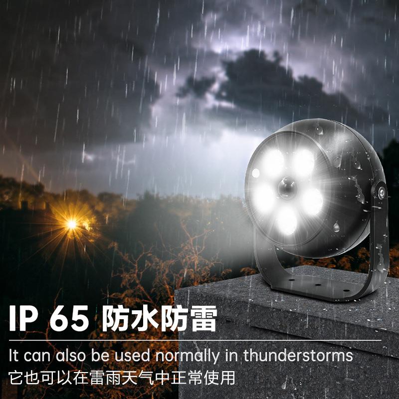 2023年上市太阳能户外灯投光灯庭院壁灯景观仿监控灯大功率LED灯