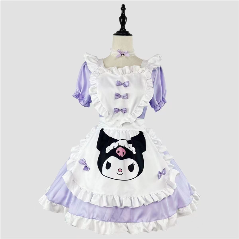 新款 库洛米女仆装 COS女仆服大码 COSPLAY演出服 网红直播服