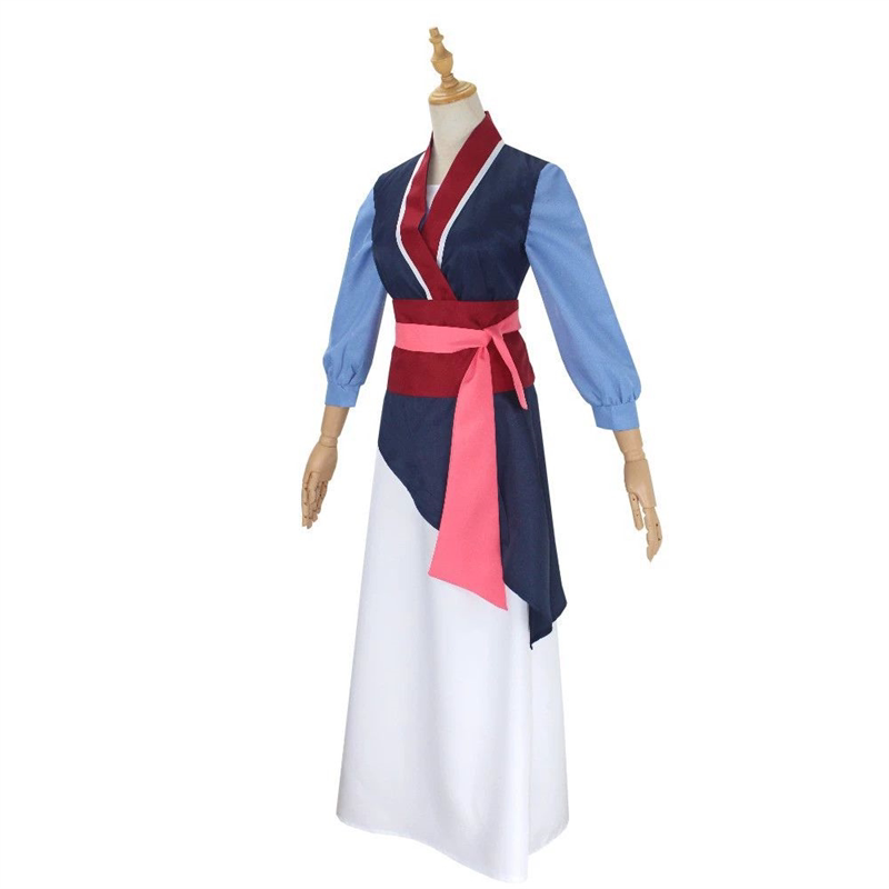 花木兰万圣节cos动漫同款汉服国风套装传统花木兰cos服图片