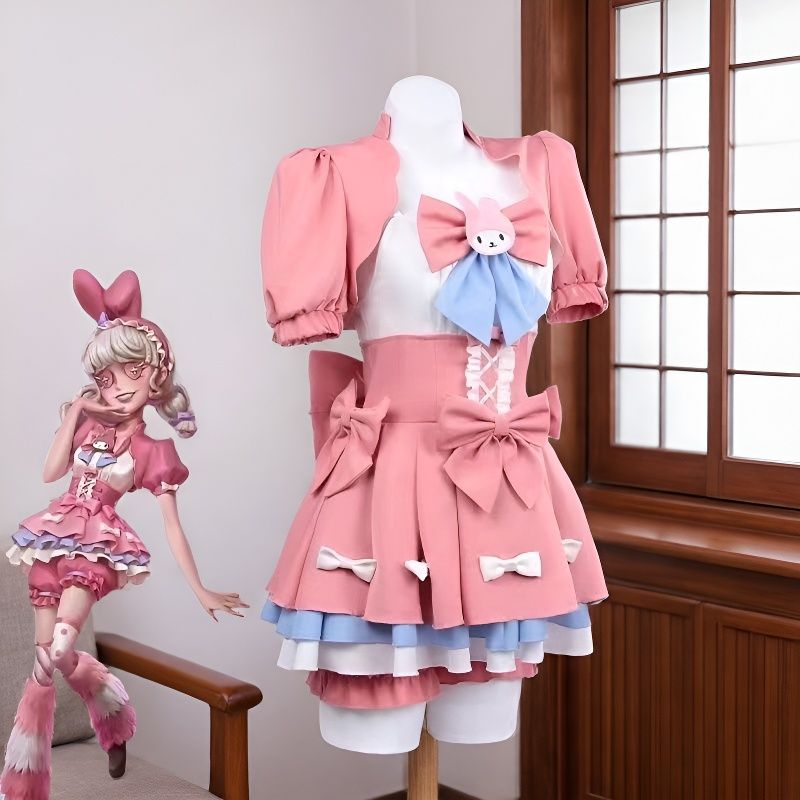 第五人格拉拉队员三丽鸥cos服联动美乐蒂cosplay服装套装