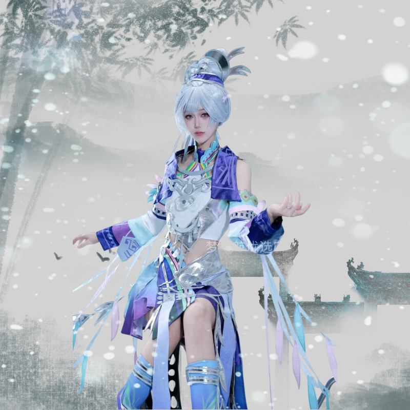 王者荣耀杨玉环银翎春语cos服苗疆杨玉环苗婆游戏cosplay全套
