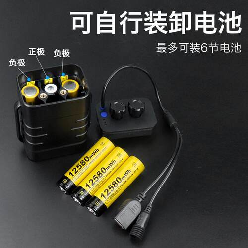 多功能户外电源5V/12V双电压输出露营音响便携式电源防水防雨电源