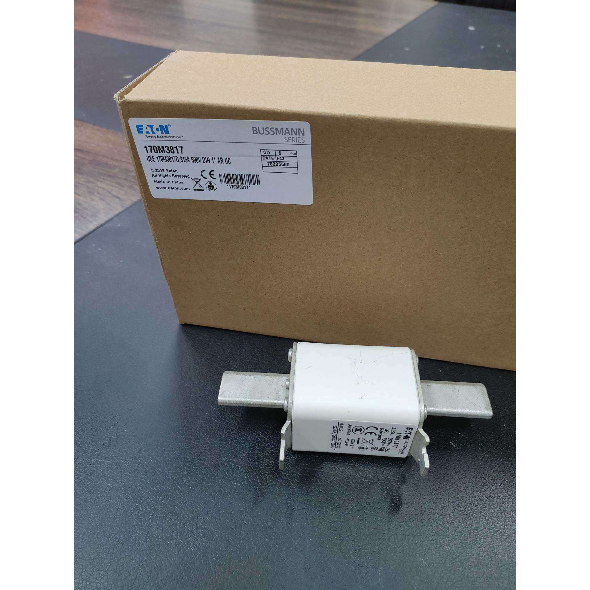 170M3817快速熔断器 690V 315A 巴斯曼BUSSMANN快速熔断器