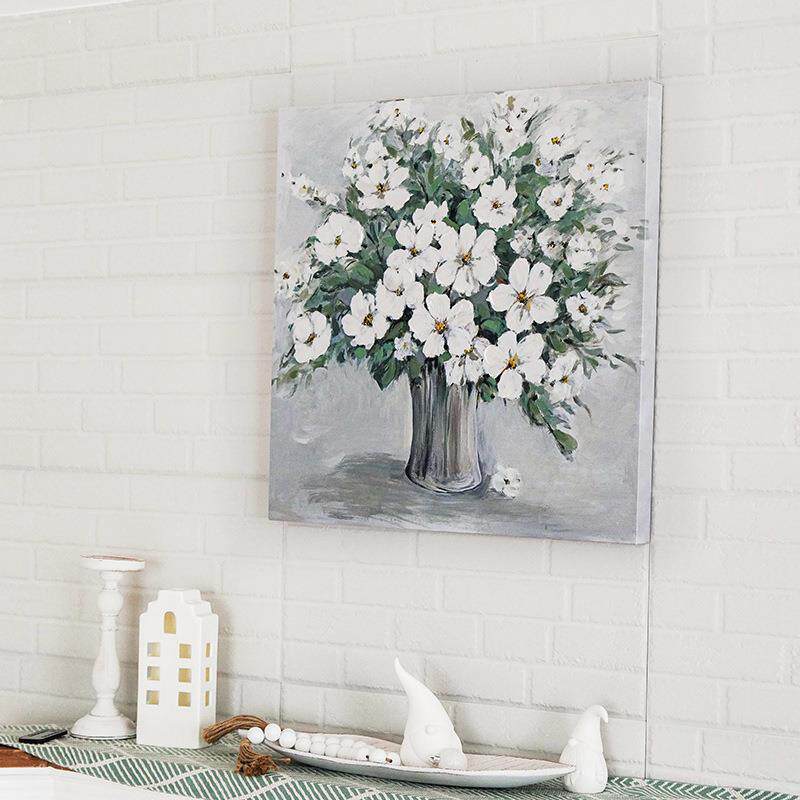 盈浩手工油画立体艺术画装饰画简约玄关油画唯美卧室挂画工厂直销