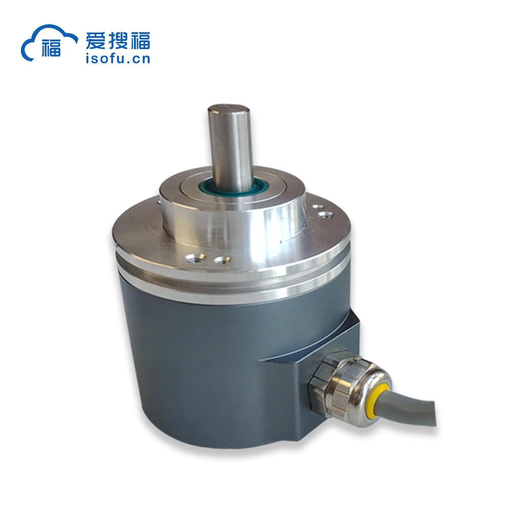 爱搜福58外径rs485信号输出出轴侧出线绝对值编码器工厂直销替代
