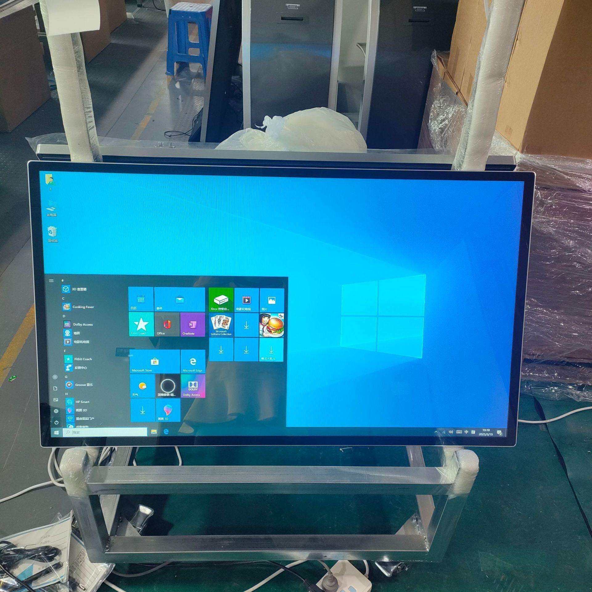 49/50寸壁挂触摸一体机 电容式清多点液晶智能平板触控电脑厂家
