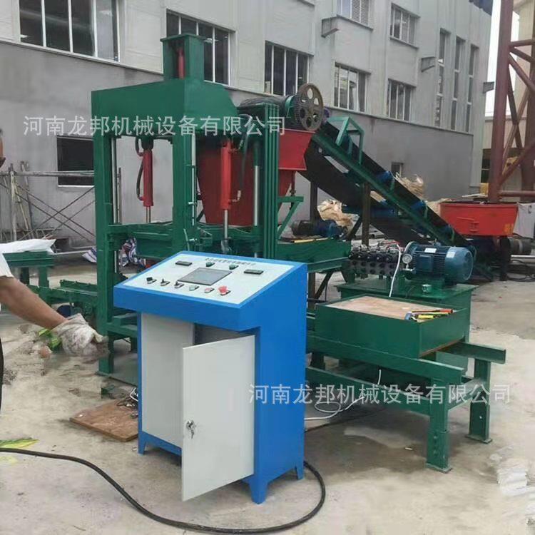 龙邦全自动液压砖机 水泥空心砌块成型制砖机 路面彩砖透水砖机