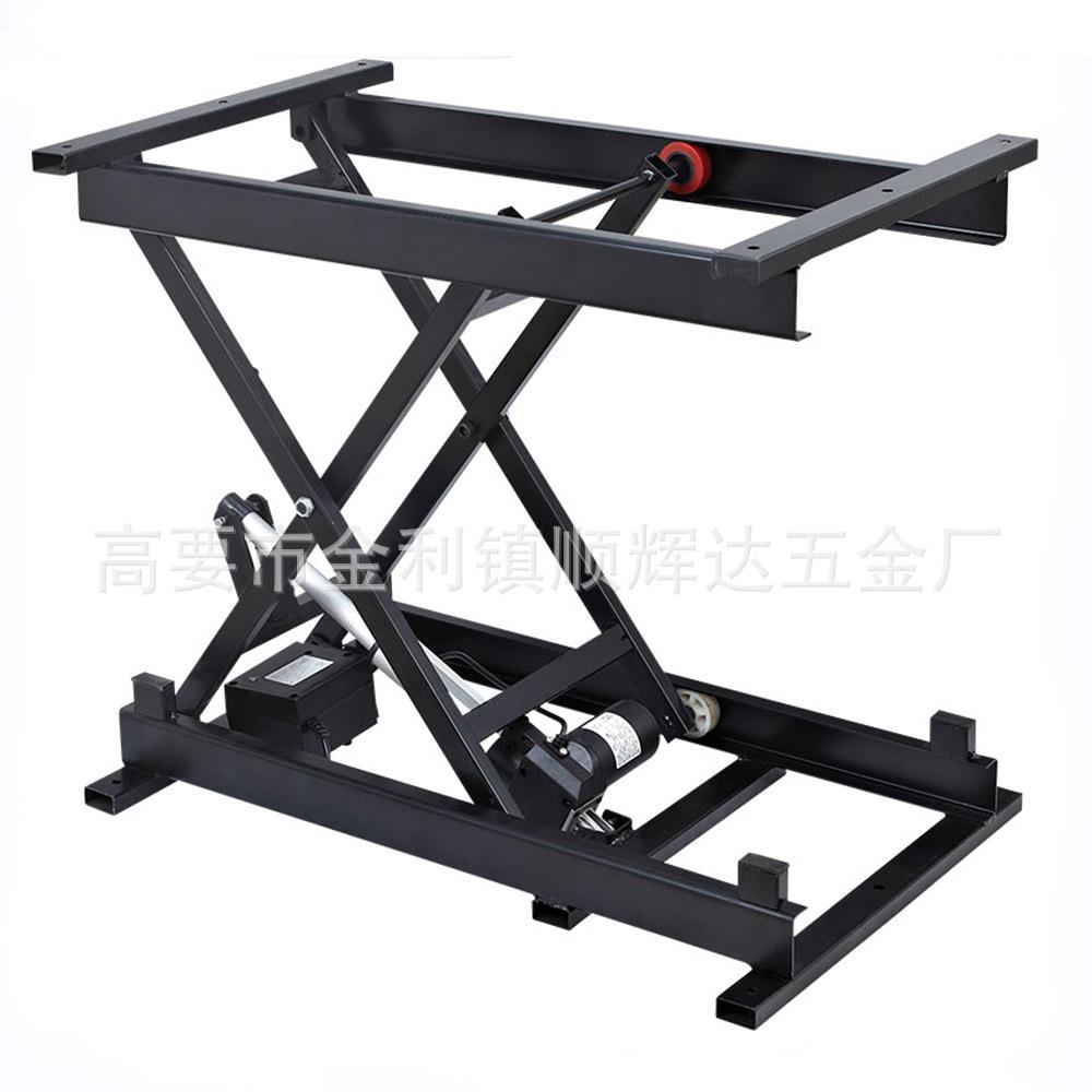电动茶几升降架多功能五金折叠缓冲变餐桌760x680x430折叠收纳