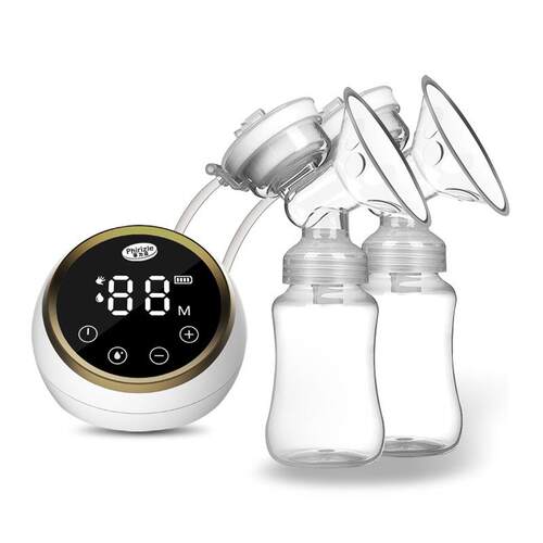 breast pump跨境双边电动吸奶器充电吸乳器挤奶器 智能吸乳大吸力