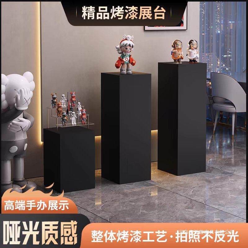 木制烤漆橱窗展示架展示台服装店模特地台商业展会底座陈列柜