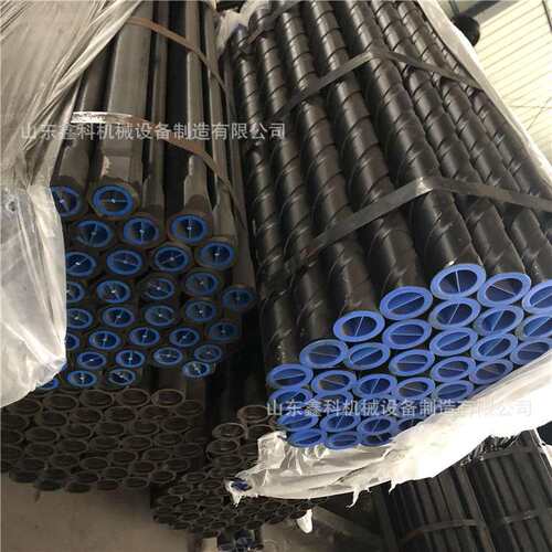 地质勘探刻槽钻杆 矿用73三棱刻槽钻杆 R780材质肋骨刻槽钻杆