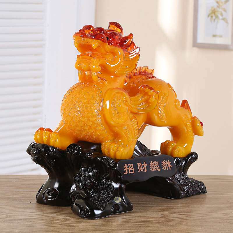 树脂工艺品招财风水摆件 旺财貔貅家居摆饰品 家居电视柜摆件