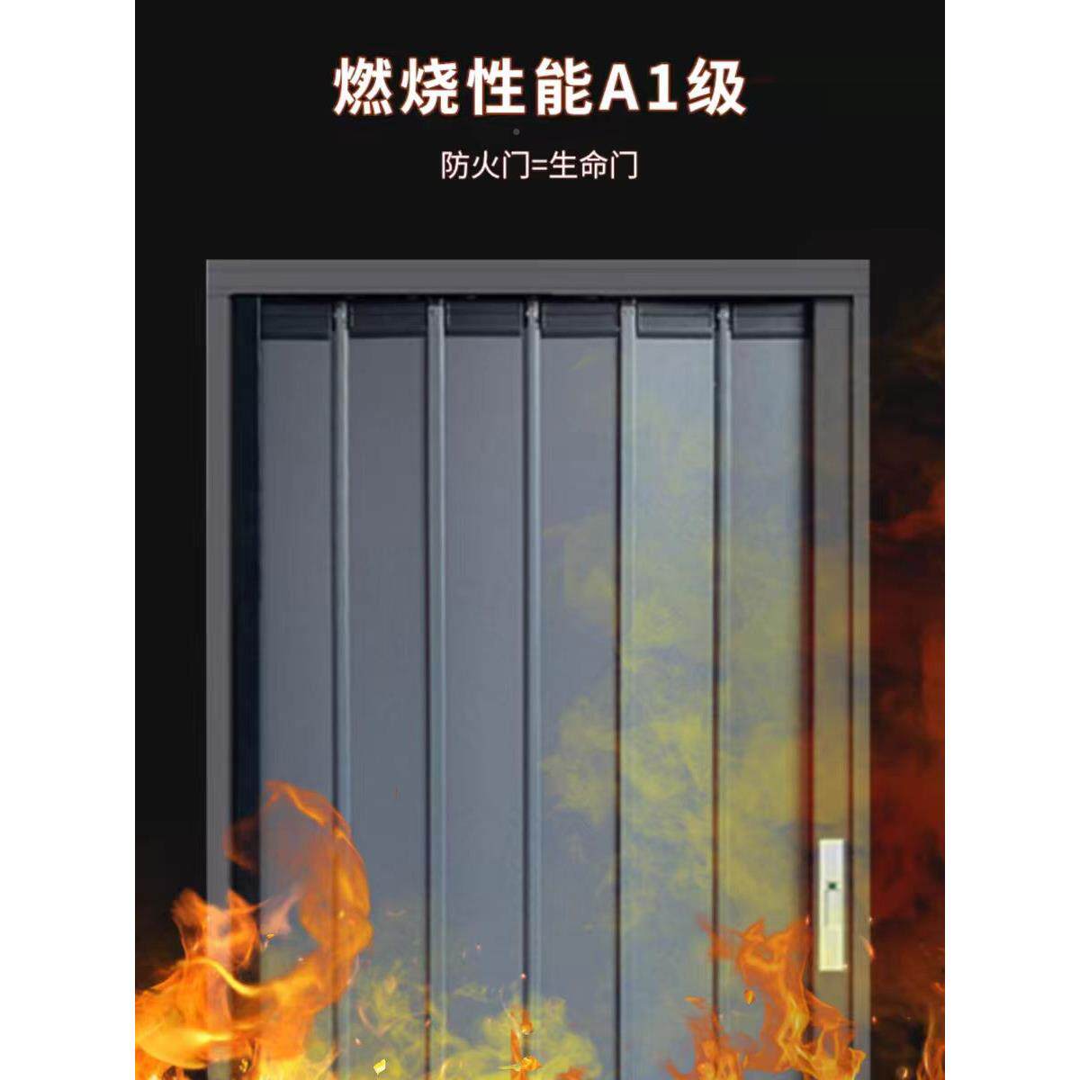 铝合金折叠热门隔空ZD-40调推拉门隔卫生燃间厨断房平移门走廊防