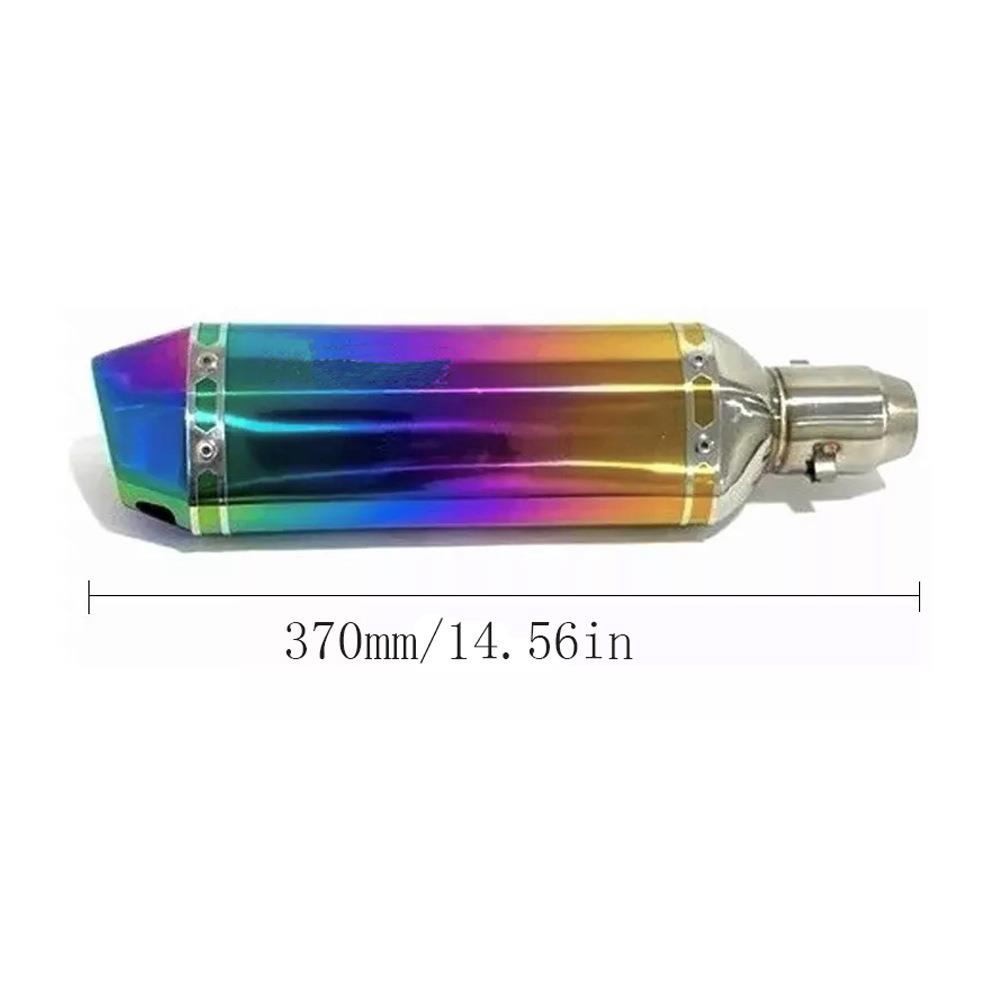 幻彩摩托跑车改装黄龙600小忍者250永源350R25/R3六角天蝎排气管