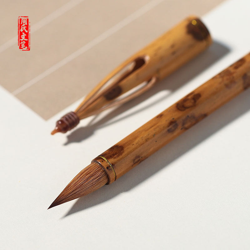 小楷毛笔狼毫专业级抄经管囊便携高端古法唐器纯狼毫专业小楷毛笔