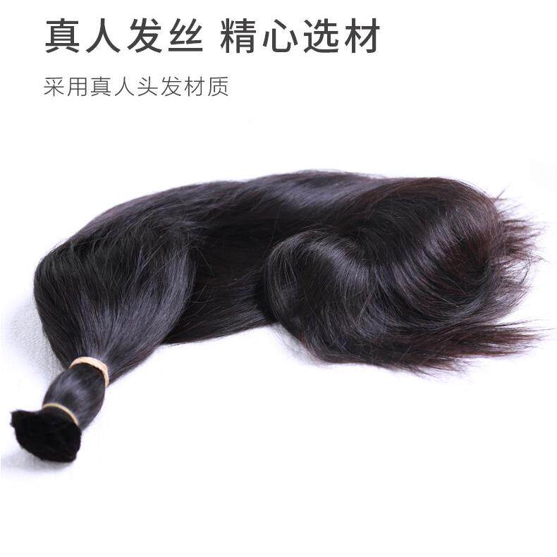物皮假生男发女发际AXE线线假发贴片隐形无痕小面积疤痕秃斑头顶