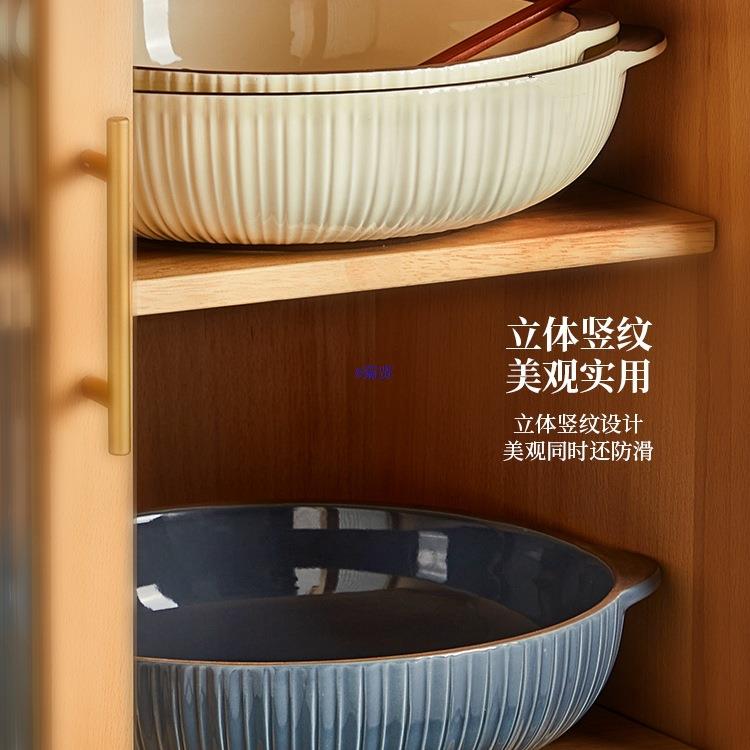 酸菜鱼大盆碗家用2025新款大碗双耳汤碗特大号盘子陶瓷水煮鱼汤盆