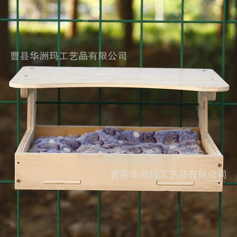 厂家现货仓鼠躲避屋木制宠物小屋自带楼梯可拆卸木制宠物躲避屋