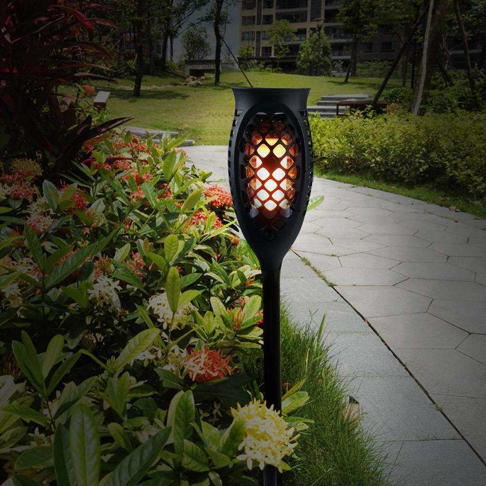 厂家供应 太阳能灯LED户外景观庭院灯火把灯火焰灯花园别墅插地灯