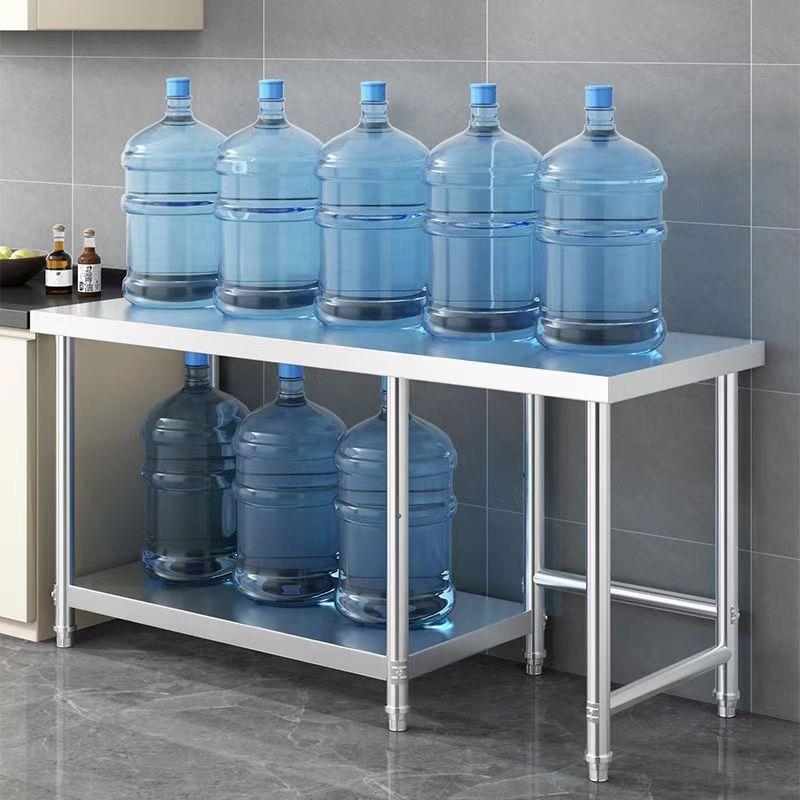 商用酒店不锈钢厨房六腿工作台操作台灶台架不锈钢置物架案板专用