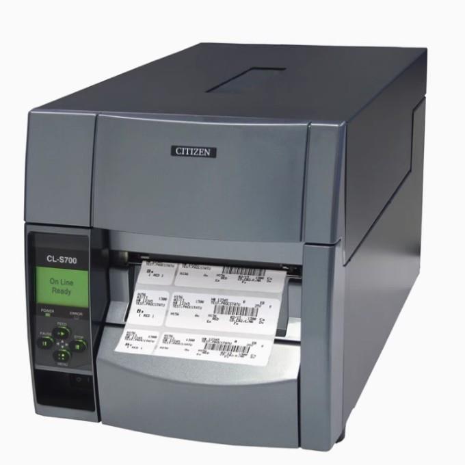 CITIZEN西铁城cl-s700c/703C条码打印机热敏不干胶标签铜版碳带水