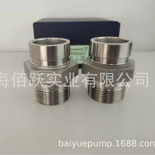 grundfos格兰富CM水泵进出口连接器螺纹转法兰接口连接部件活接口