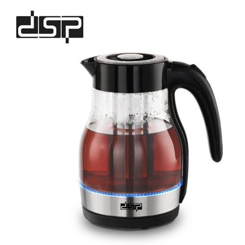 DSP/丹松  烧水壶电热水壶家用1.7L容量玻璃开水壶自动断电电水壶