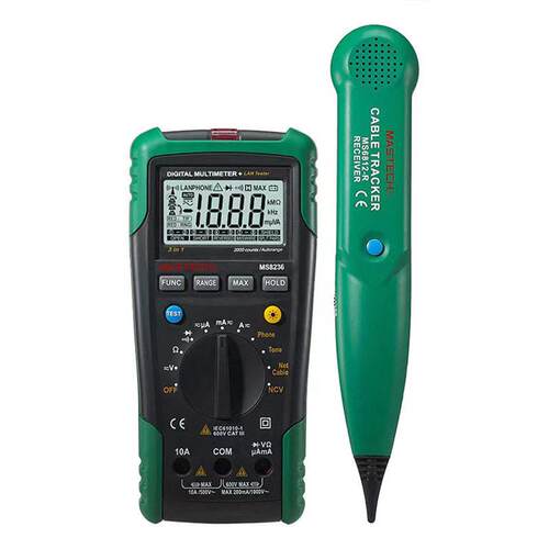 MASTECH华仪MS8236网络寻线仪数字万用表线缆电话线网线仪
