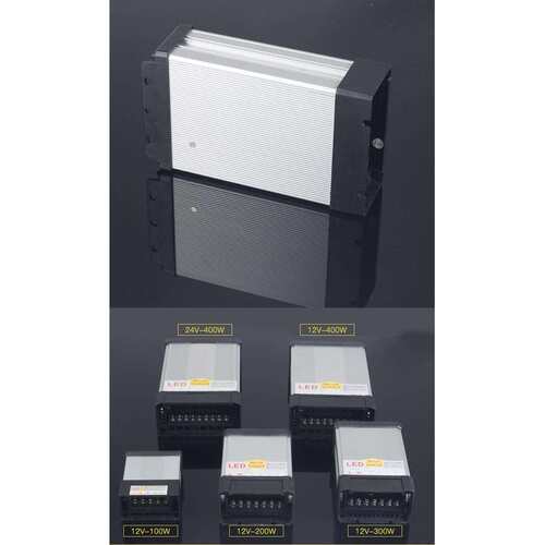 led数码管防雨开关电源400W变压器12v灯带户外模组室外线条灯24V