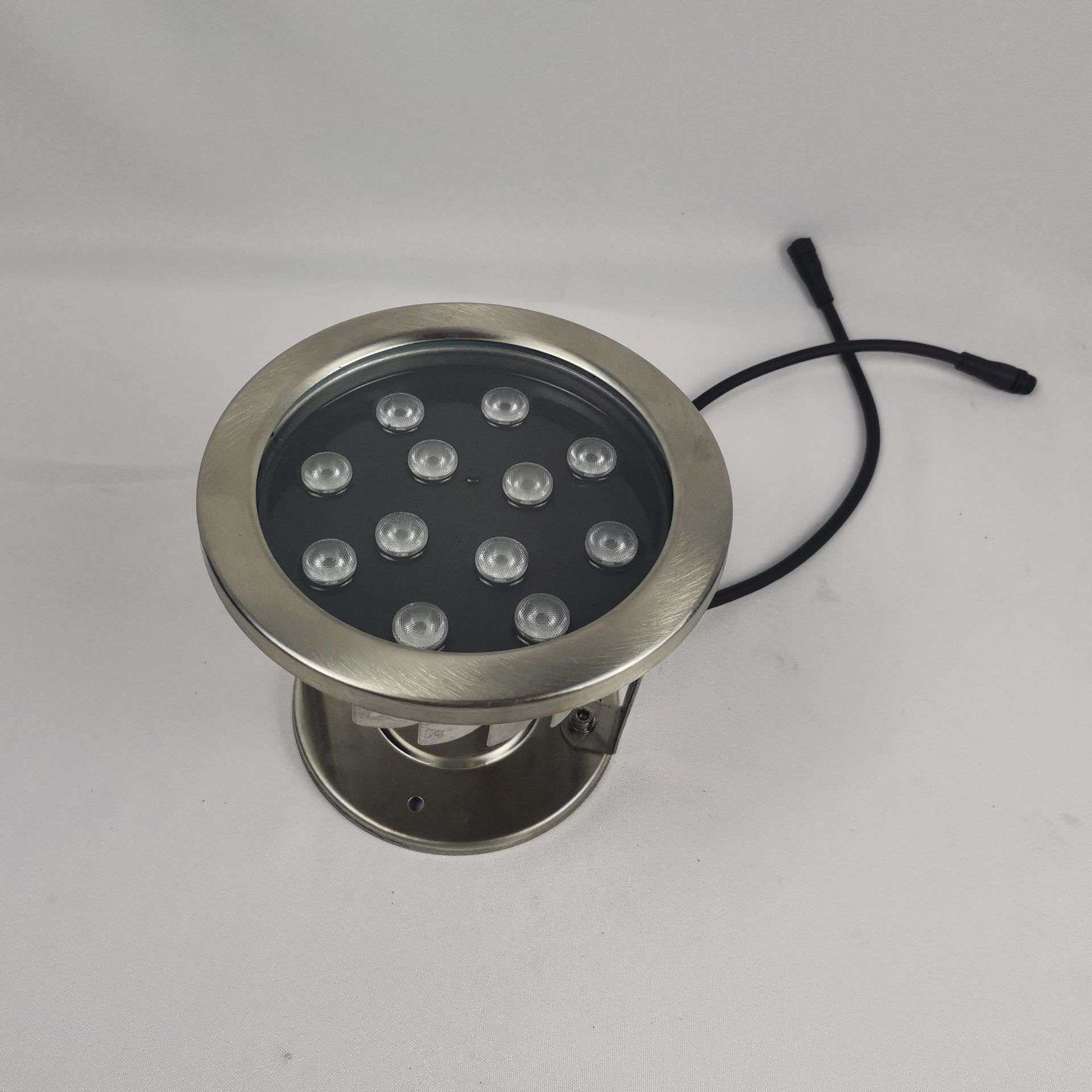 12WLED七彩水底灯水下射灯LED射灯喷泉户外 DMX512